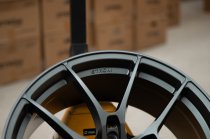 NEW 19 INCH STROM STR-F1 FLOW FORGED ALLOY WHEELS IN SATIN GUNMETAL WITH DEEPER CONCAVE 9.5" REAR OPTION 5x120
