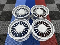 NEW 18 INCH ALPIN HARDLINE DISHED ALLOY WHEELS IN SILVER WITH DEEPER DISH 9" REARS 5x120/112