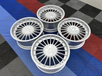 NEW 18 INCH ALPIN HARDLINE DISHED ALLOY WHEELS IN SILVER WITH DEEPER DISH 9" REARS 5x120/112