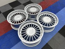 NEW 18 INCH ALPIN HARDLINE DISHED ALLOY WHEELS IN SILVER WITH DEEPER DISH 9" REARS 5x120/112