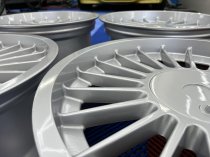 NEW 18 INCH ALPIN HARDLINE DISHED ALLOY WHEELS IN SILVER WITH DEEPER DISH 9" REARS 5x120/112