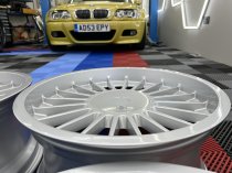 NEW 18 INCH ALPIN HARDLINE DISHED ALLOY WHEELS IN SILVER WITH DEEPER DISH 9" REARS 5x120/112