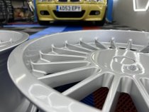 NEW 18 INCH ALPIN HARDLINE DISHED ALLOY WHEELS IN SILVER WITH DEEPER DISH 9" REARS 5x120/112