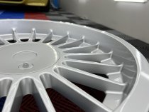 NEW 18 INCH ALPIN HARDLINE DISHED ALLOY WHEELS IN SILVER WITH DEEPER DISH 9" REARS 5x120/112