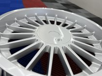 NEW 18 INCH ALPIN HARDLINE DISHED ALLOY WHEELS IN SILVER WITH DEEPER DISH 9" REARS 5x120/112