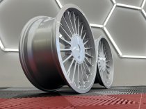 NEW 18 INCH ALPIN HARDLINE DISHED ALLOY WHEELS IN SILVER WITH DEEPER DISH 9" REARS 5x120/112