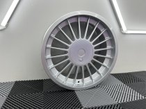 NEW 18 INCH ALPIN HARDLINE DISHED ALLOY WHEELS IN SILVER WITH DEEPER DISH 9" REARS 5x120/112