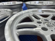 New 18 Inch M Parallel Deep Dish Style Alloy Wheels In Silver With Polished Dish And Deeper 9.5" Rears 5x120