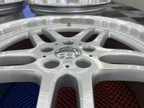 New 18 Inch M Parallel Deep Dish Style Alloy Wheels In Silver With Polished Dish And Deeper 9.5" Rears 5x120