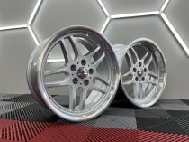 New 18 Inch M Parallel Deep Dish Style Alloy Wheels In Silver With Polished Dish And Deeper 9.5" Rears 5x120