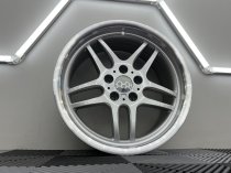 New 18 Inch M Parallel Deep Dish Style Alloy Wheels In Silver With Polished Dish And Deeper 9.5" Rears 5x120