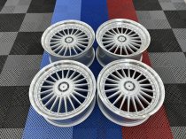 NEW 19 INCH DEEP DISH ALPIN ALLOY WHEELS IN SILVER WITH POLISHED DISH AND DEEPER 10" REARS ET30/40 5X120/112