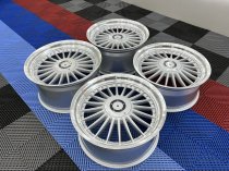 NEW 19 INCH DEEP DISH ALPIN ALLOY WHEELS IN SILVER WITH POLISHED DISH AND DEEPER 10" REARS ET30/40 5X120/112
