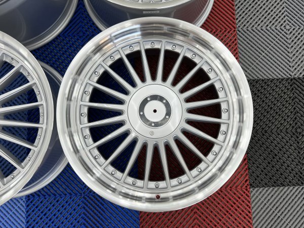 NEW 19 INCH DEEP DISH ALPIN ALLOY WHEELS IN SILVER WITH POLISHED DISH AND DEEPER 10" REARS ET30/40 5X120/112