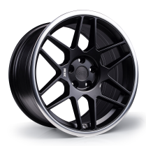 NEW 18 INCH 3SDM 0.09 ALLOY WHEELS IN MATT BLACK WITH POLISHED LIP 5x100