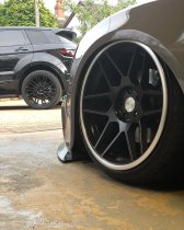 NEW 18 INCH 3SDM 0.09 ALLOY WHEELS IN MATT BLACK WITH POLISHED LIP 5x100