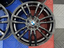 USED 19 INCH GENUINE BMW STYLE 403 M SPORT ALLOY WHEELS, REFURBISHED IN GLOSS BLACK 5x120
