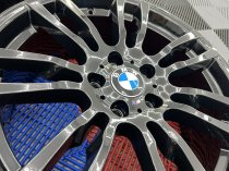 USED 19 INCH GENUINE BMW STYLE 403 M SPORT ALLOY WHEELS, REFURBISHED IN GLOSS BLACK 5x120
