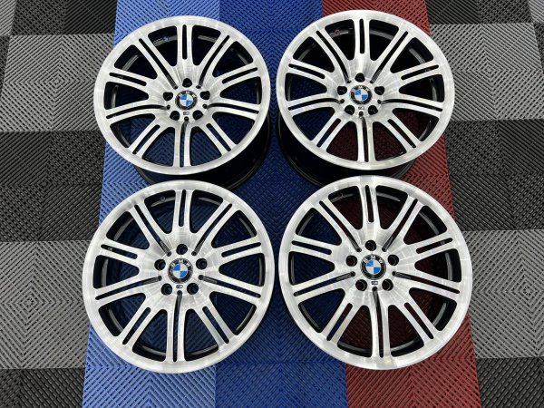 Used 19 Inch Genuine BMW Style 67M E46 M3 Polished Alloy Wheels, Wide Rear, Fully Refurbished 5x120