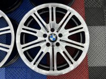 Used 19 Inch Genuine BMW Style 67M E46 M3 Polished Alloy Wheels, Wide Rear, Fully Refurbished 5x120