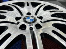Used 19 Inch Genuine BMW Style 67M E46 M3 Polished Alloy Wheels, Wide Rear, Fully Refurbished 5x120