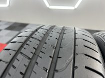 USED 19 INCH GENUINE BMW STYLE 403 M SPORT ALLOY WHEELS, REFURBISHED IN GLOSS BLACK,WIDE REAR INC GOOD RUNFLAT TYRES 5x120