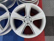 NEW 19 INCH TYPE 128 STYLE ALLOY WHEELS IN HYPER SILVER WITH VERY DEEP CONCAVE 10″ REARS 5x120