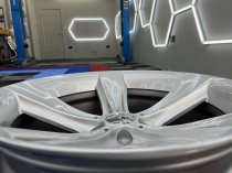 NEW 19 INCH TYPE 128 STYLE ALLOY WHEELS IN HYPER SILVER WITH VERY DEEP CONCAVE 10" REARS 5x120