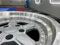 NEW 17 INCH AC TYPE 1 STYLE DEEP DISH ALLOY WHEELS IN SILVER WITH POLISHED DISH AND DEEPER 10" REARS 5x120