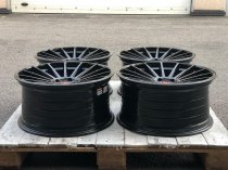 NEW 20 INCH ISPIRI FFP2 ALLOY WHEELS IN CORSA GLOSS BLACK WITH DEEPER CONCAVE REAR OPTIONS 5x112
