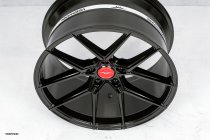 NEW 20 INCH VEEMANN V-FS39 ALLOY WHEELS IN GLOSS BLACK WITH DEEPER CONCAVE 10" REAR OPTION 5x112