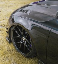 NEW 20 INCH VEEMANN V-FS39 ALLOY WHEELS IN GLOSS BLACK WITH DEEPER CONCAVE 10" REAR OPTION 5x112