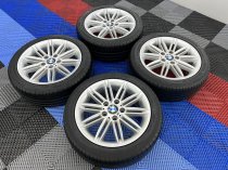 Used 17 Inch Genuine BMW Style 207 1 Series M Sport Alloy Wheels, Wide Rear, Very Good Condition, Including Good Runflat Tyres, 5x120