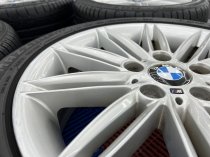 Used 17 Inch Genuine BMW Style 207 1 Series M Sport Alloy Wheels, Wide Rear, Very Good Condition, Including Good Runflat Tyres, 5x120