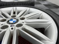 Used 17 Inch Genuine BMW Style 207 1 Series M Sport Alloy Wheels, Wide Rear, Very Good Condition, Including Good Runflat Tyres, 5x120
