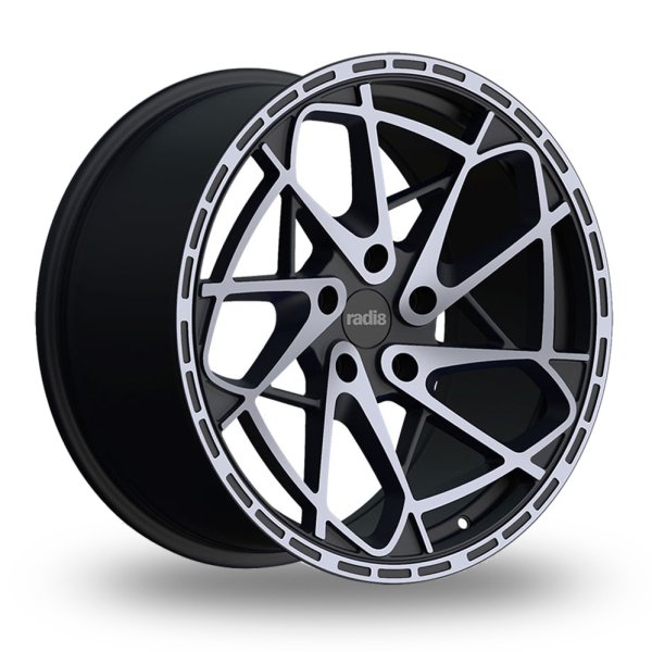 NEW 18 INCH RADI8 R8 HS9 ALLOY WHEELS IN DARK MIST 5x112