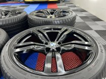 Used 20 Inch Genuine BMW Style 648M Alloy Wheels Fully Refurbished In Gloss Black, Deeper 10 Inch Rears Including Tyres And TPMS, 5x112