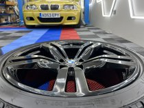 Used 20 Inch Genuine BMW Style 648M Alloy Wheels Fully Refurbished In Gloss Black, Deeper 10 Inch Rears Including Tyres And TPMS, 5x112