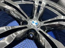 Used 20 Inch Genuine BMW Style 648M Alloy Wheels Fully Refurbished In Gloss Black, Deeper 10 Inch Rears Including Tyres And TPMS, 5x112