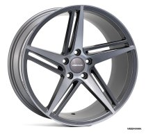 NEW 18 INCH VEEMANN V-FS31 ALLOY WHEELS IN GRAPHITE SMOKE MACHINED WITH DEEPER CONCAVE 9″ REAR OPTION 5x112