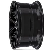 NEW 18 INCH VEEMANN V-FS48 ALLOY WHEELS IN GLOSS BLACK WITH DEEPER CONCAVE 9" REAR OPTION 5x112
