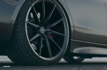 NEW 18 INCH VEEMANN V-FS48 ALLOY WHEELS IN GLOSS BLACK WITH DEEPER CONCAVE 9" REAR OPTION 5x112