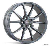 NEW 18 INCH VEEMANN V-FS52 ALLOY WHEELS IN GRAPHITE SMOKE MACHINED WITH DEEPER CONCAVE 9″ REAR OPTION 5x112