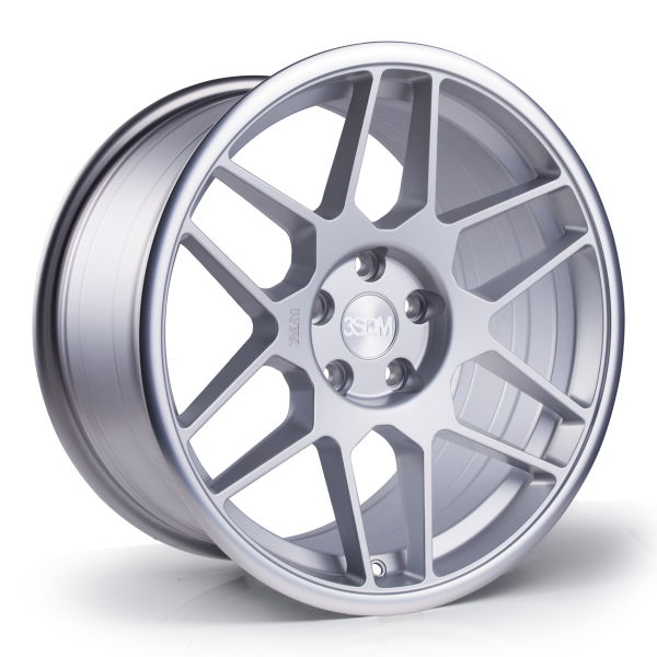 NEW 19 INCH 3SDM 0.09 ALLOY WHEELS IN MATT SILVER WITH POLISHED LIP AND DEEPER CONCAVE 10" REAR OPTION 5x112