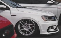 NEW 19 INCH 3SDM 0.09 ALLOY WHEELS IN MATT SILVER WITH POLISHED LIP AND DEEPER CONCAVE 10" REAR OPTION 5x112