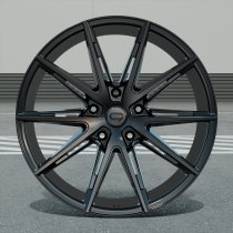 NEW 19 INCH C9 CHRONOS ALLOY WHEELS IN GLOSS BLACK WITH DEEPER CONCAVE 9.5" REAR OPTION 5x112