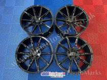 NEW 19 INCH C9 CHRONOS ALLOY WHEELS IN GLOSS BLACK WITH DEEPER CONCAVE 9.5" REAR OPTION 5x112