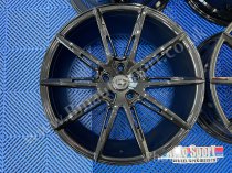 NEW 19 INCH C9 CHRONOS ALLOY WHEELS IN GLOSS BLACK WITH DEEPER CONCAVE 9.5" REAR OPTION 5x112