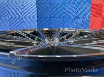 NEW 19 INCH C9 CHRONOS ALLOY WHEELS IN GLOSS BLACK WITH DEEPER CONCAVE 9.5" REAR OPTION 5x112