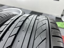 USED 18 INCH GENUINE BMW STYLE 208 1 SERIES M SPORT ALLOY WHEELS,WIDE REARS, FULLY REFURBED INC GOOD TYRES 5x120